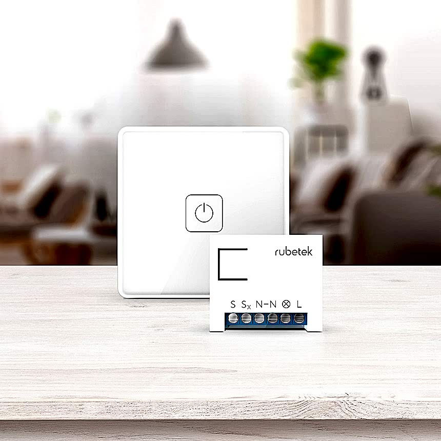 Беспроводной Wi-Fi выключатель одноканальный 868 МГц белый