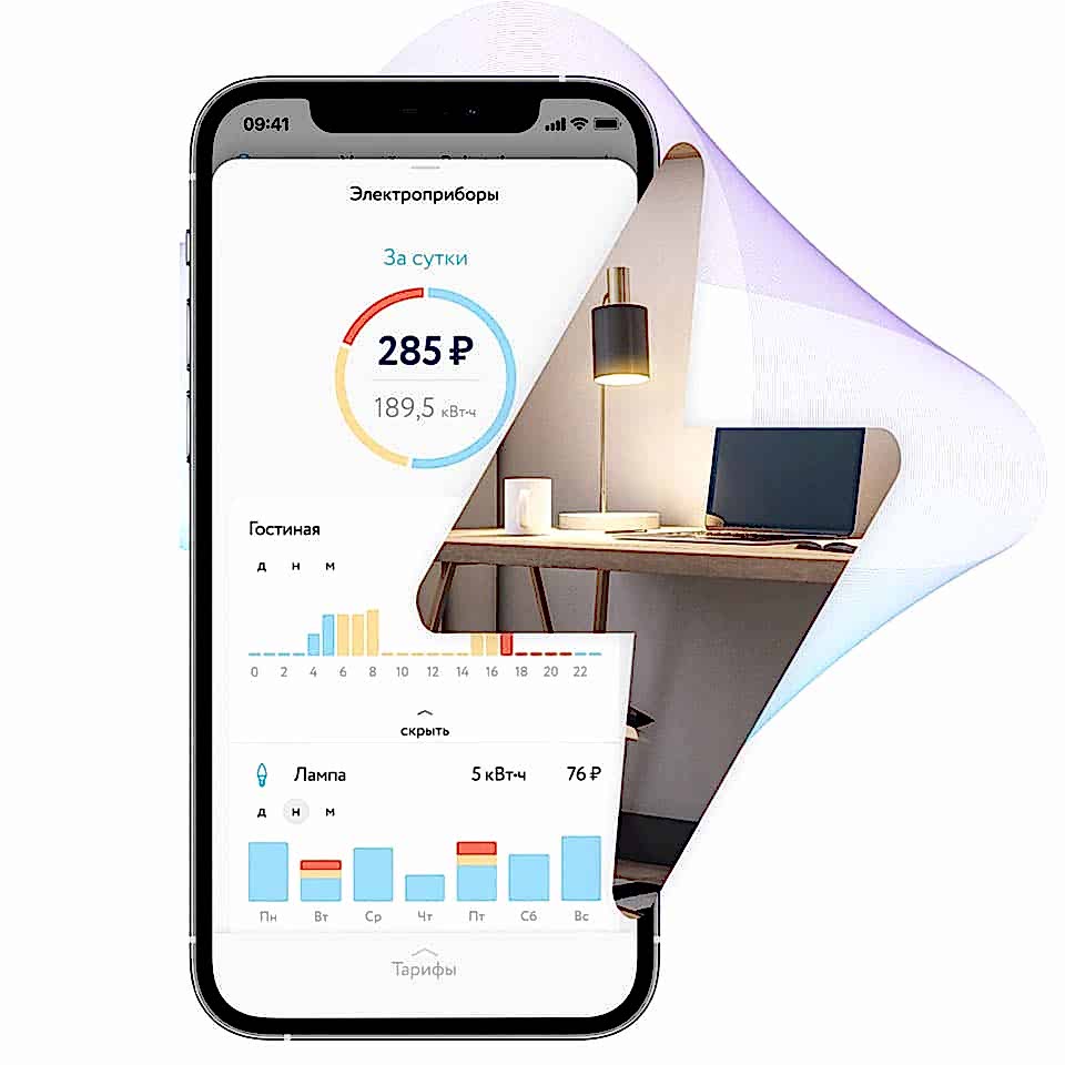 Отслеживайте энергопотребление