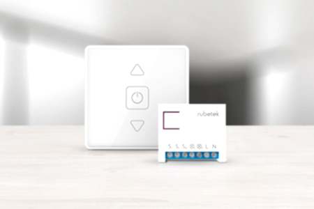 Беспроводной Wi-Fi выключатель для штор и роллеров 868 МГц белый