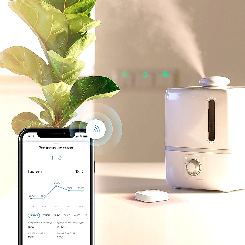 Датчик температуры и влажности 868 МГц