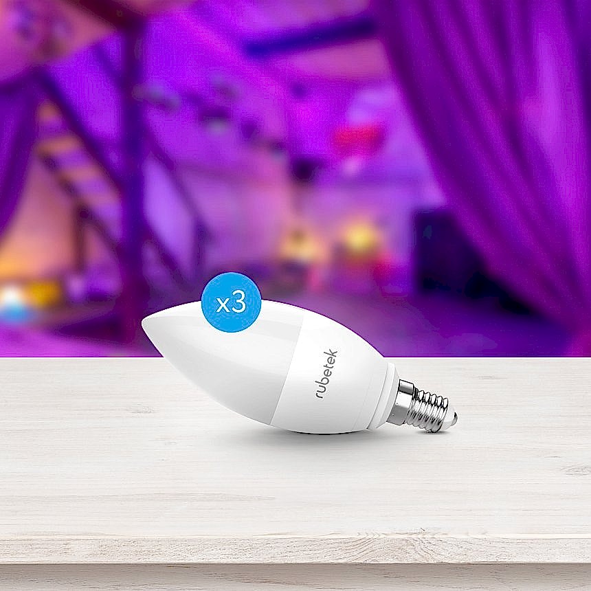 Комплект из трех ламп для вечеринки Е14