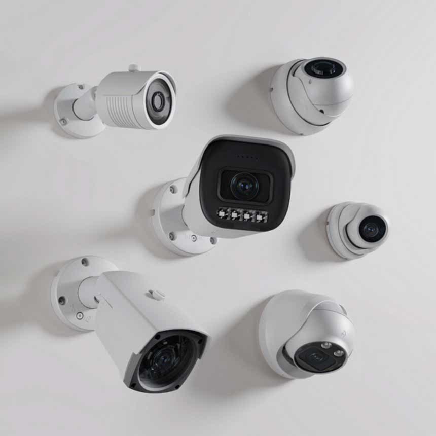  Видеокамера купольная (моторизованный объектив)