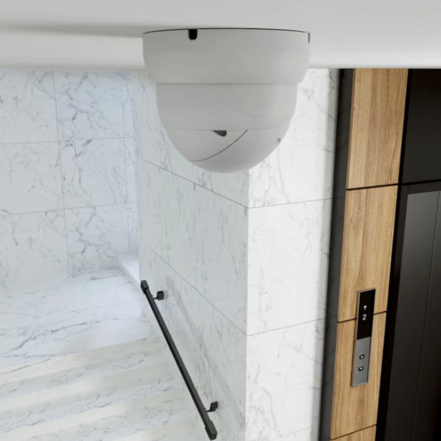 Видеокамера купольная (вариофокальный объектив)